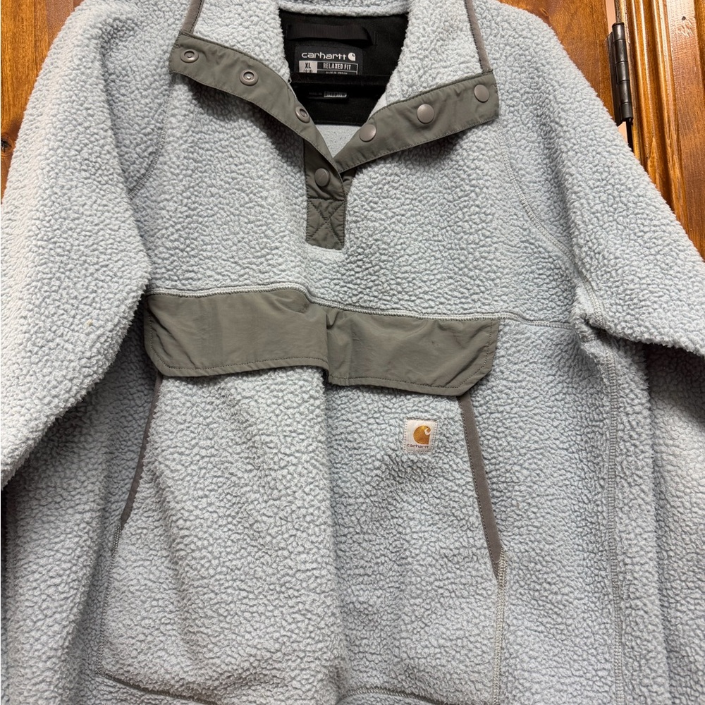 Carhartt Light Gray Sherpa Jacket